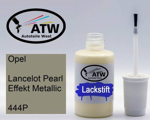 Opel, Lancelot Pearl Effekt Metallic, 444P: 20ml Lackstift, von ATW Autoteile West.